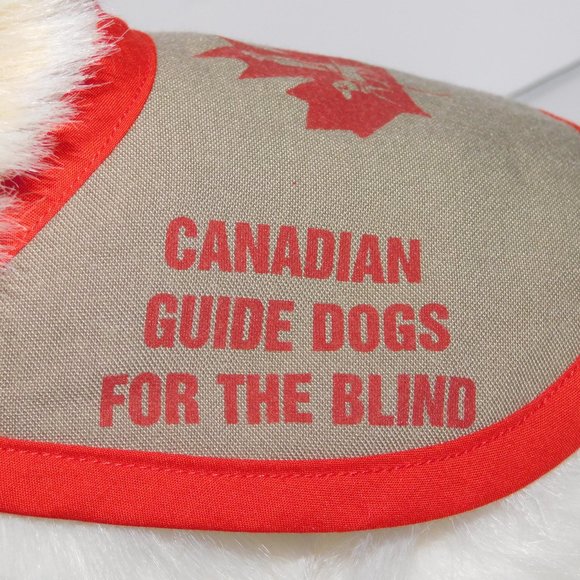 Canadian Guide Dogs for The Blind Plush Stuffed bilingual English French - Picture 3 of 8